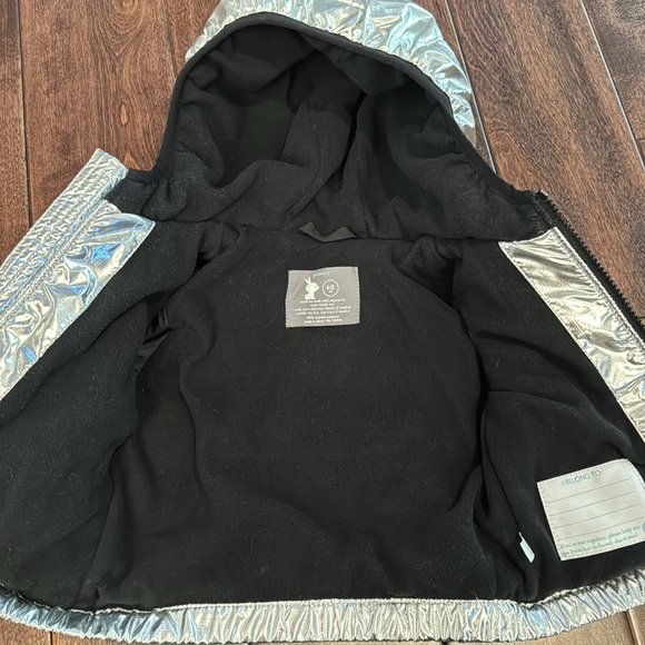 Primary Silver jacket 6-12mos guc - Picture 5 of 8